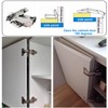180 Degree Frameless Cabinet Doors Hinges, Concealed Hydraulic Adjustable Mounting,