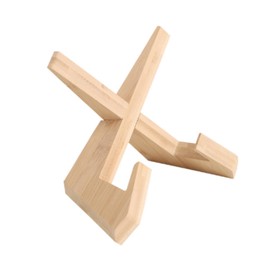 DIZLAS Bookstand, Book Stand, Open Facing, Recipe Stand, Wooden Display Stand, Tabletop, Stylish, Simple (4.3 x 8.3 x 6.7 inches (11 x 21 x 17 cm), 1, Piece)
