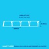 KastLite Para-Lite 1 Parabolic Louver Ceiling Light Cover - Visual