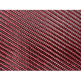 Red Carbon Fiber Color Hybrid Cloth (3k, 5.7oz)
