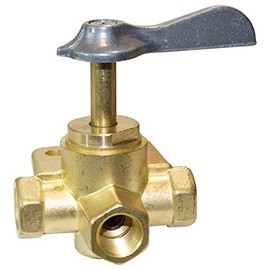 SeaSense 1/4-Inch NPT Female Three-Way Valve Click