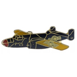 B-25 Mitchell Bomber Airplane 1 1/4 Inch Hat Lapel Pin RAM2911 F5D3Y