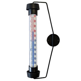 Koch Window Thermometer, Weatherproof, Made of Plastic with Metal Attachment, 21 cm, 50 °C to -50 °C