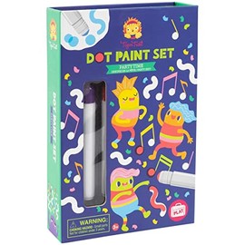 Tiger Tribe Washable Dot Paint - Party Time - Take Along Art Kit - All Supplies Included - Magnetic Carry Case - Ages 3+ - 60643