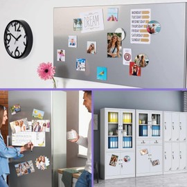 TOWEBOORY Magnetic Sheet, A4, Magnetic Sheet, Photo Paper, Pack of 5, Printable Magnet Sheet, Length 11.8 x Width 8.3 inches (30 cm) x Width 8.3 inches (21 cm), Inkjet Printer Paper, Freely Cutable
