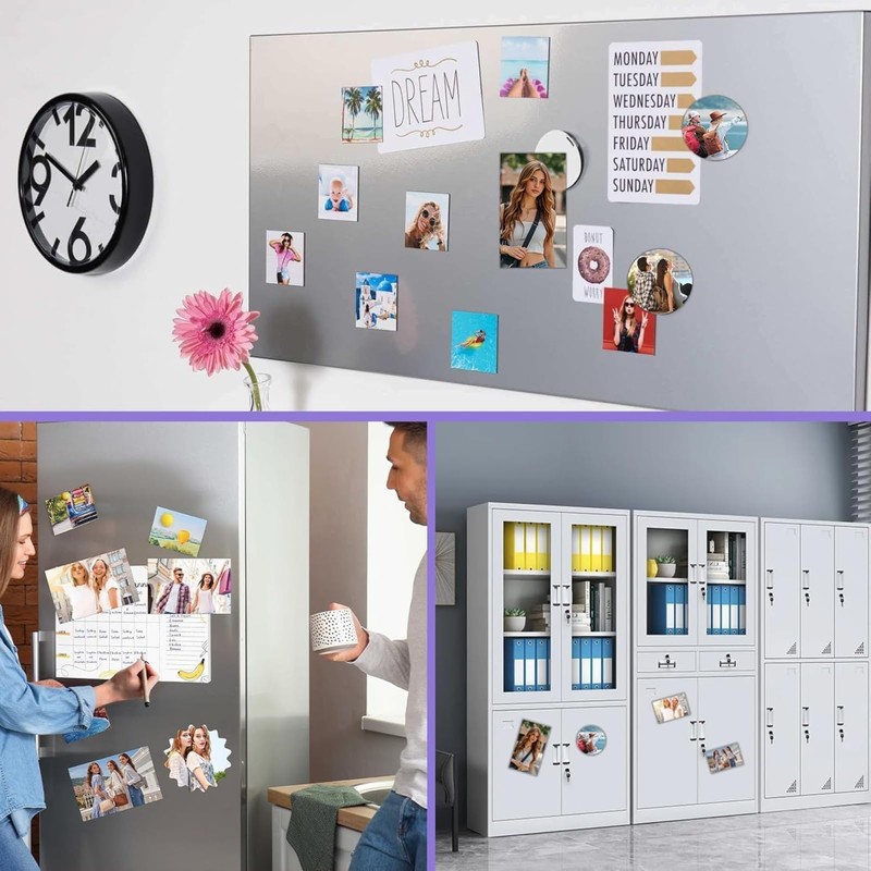 TOWEBOORY Magnetic Sheet, A4, Magnetic Sheet, Photo Paper, Pack of