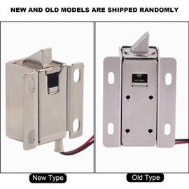 Sonew DC 12V Electronic Door Lock Solenoid Valve Lock Widely Used Symmetrical Design Power on to Unlock Safety Function Lock