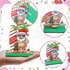 12 Pcs Christmas in July Centerpieces 3D July Summer Party