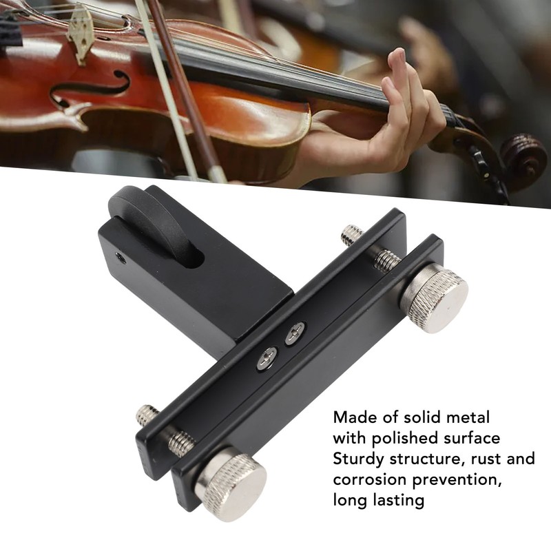 Violin Bridge Fitting Tool Sturdy Metal Polished Bridge Holder Luthier