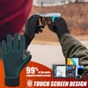 RIGWARL Winter Gloves for Cold Weather, Touch Screen Waterproof Windproof