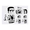 4 x 'Tradesman' Temporary Tattoos - Water Resistant, Skin-Safe, Non-Toxic