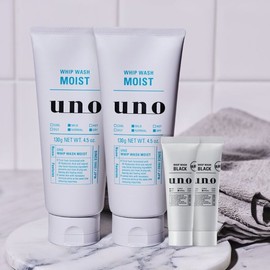 (우노)우노 휩 워시 스크럽 130g  2개 +  휩 워시 블랙 30ml 2개 (Uno) Uno Whip Wash Scrub 130g 2 pieces + Whip Wash Black 30ml 2 pieces