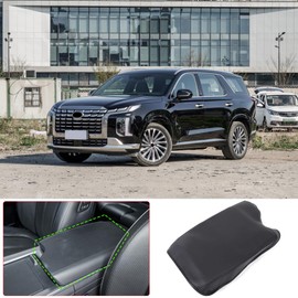 TOYCIDFG Car Armrest Cover for Hyundai Palisade 2020-2024, Leather Arm Rest Box Cover Car Decoration Protector