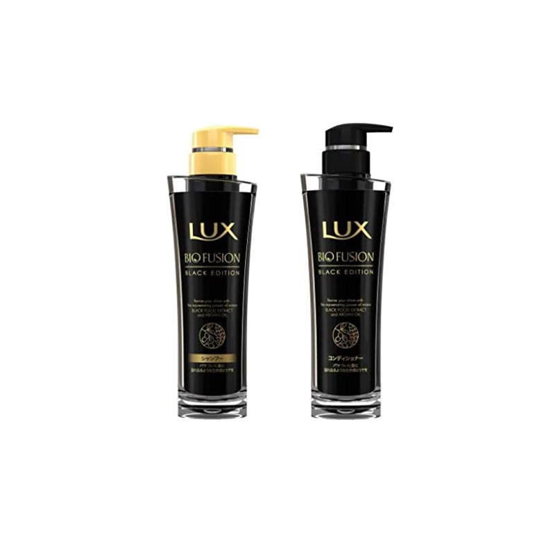 Unilever Lux Bio Fusion Black Edition Shampoo Conditioner Pump Set