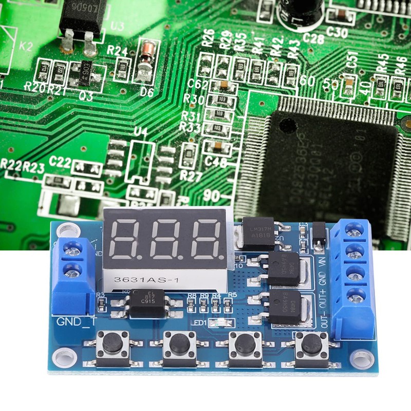 DC 5-36V Timer Module, 60x34 mm Delay Timing Cycle Module,