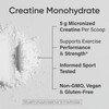 Sports Research Creatine Monohydrate - Gain Lean Muscle, Improve Performance