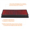 Red Reusable Washable High Flow Drop-in Air Filter Compatible with