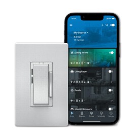 Eaton EWFD30-C6-BX-L Wi-Fi Smart Universal Dimmer Compatible with Alexa and