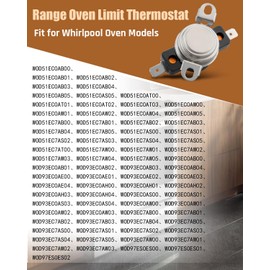 WP4449751 Range Oven Limit Thermostat Fit for Whirlpool/KitchenAid/Maytag/Jenn-Air/Amana Replace 4449751 1550872 AH2375382 EA2375382 AP6009390 PS2375382