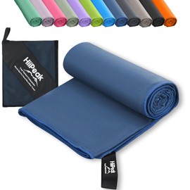 HiiPeak Microfibre Towel Compact and Lightweight Microfibre Towels Fitness Towel Quick Drying Microfibre Bath Towel Absorbent Sports Towel Gym Swimming and Gym Towel