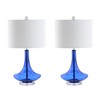 JONATHAN Y JYL1081D-SET2 Cecile 25.5" Glass Teardrop LED Table Lamp