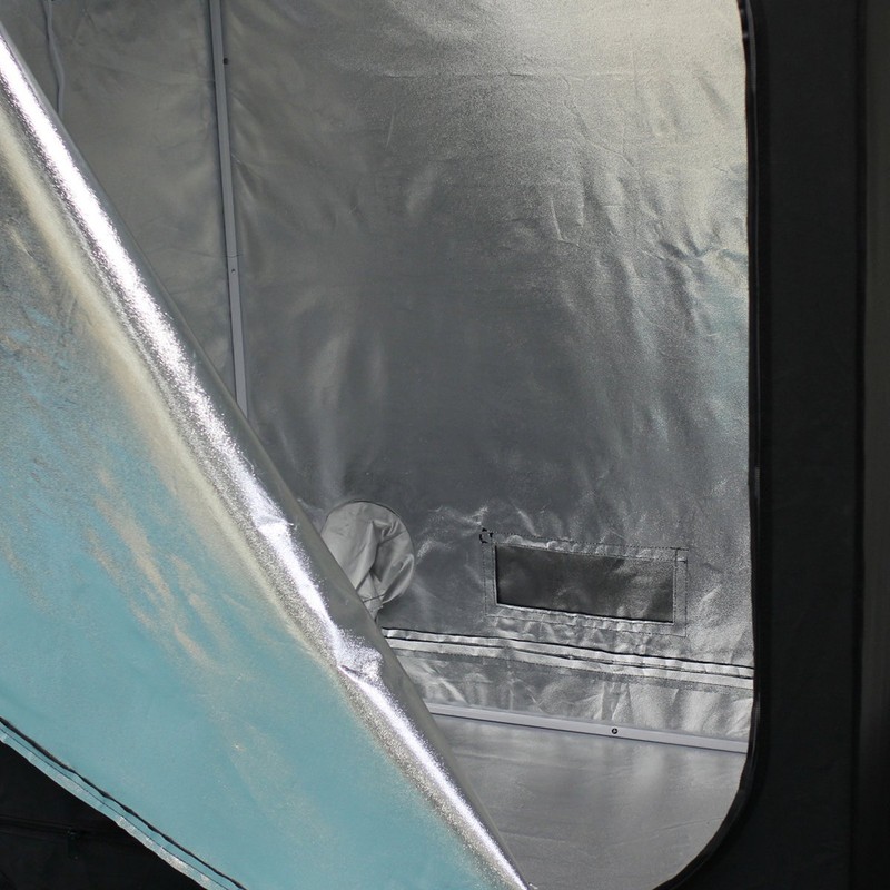 iPower 36"x36"x72" 3’x3’x6’ Mylar Hydroponic Water-Resistant Grow Tent with Observation