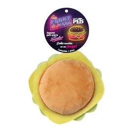 Fancy Pets Juguete para Perro en Forma de Hamburguesa con Squeaker Funny Food