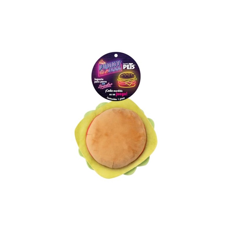 Fancy Pets Juguete para Perro en Forma de Hamburguesa con