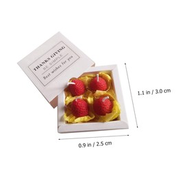 FOMIYES Romantic Strawberry Scented for Valentine s Day Aromatherapy Candles to Create Relaxing Atmosphere for Weddings and Special Occasions