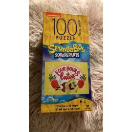 TCG Nickelodeon SpongeBob Squarepants Puzzle 100 pieces 11”x15” Four Hours later