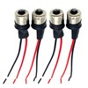 4 Pcs 1156 Light Bulb Sockets, Male Head 1156 BA15S