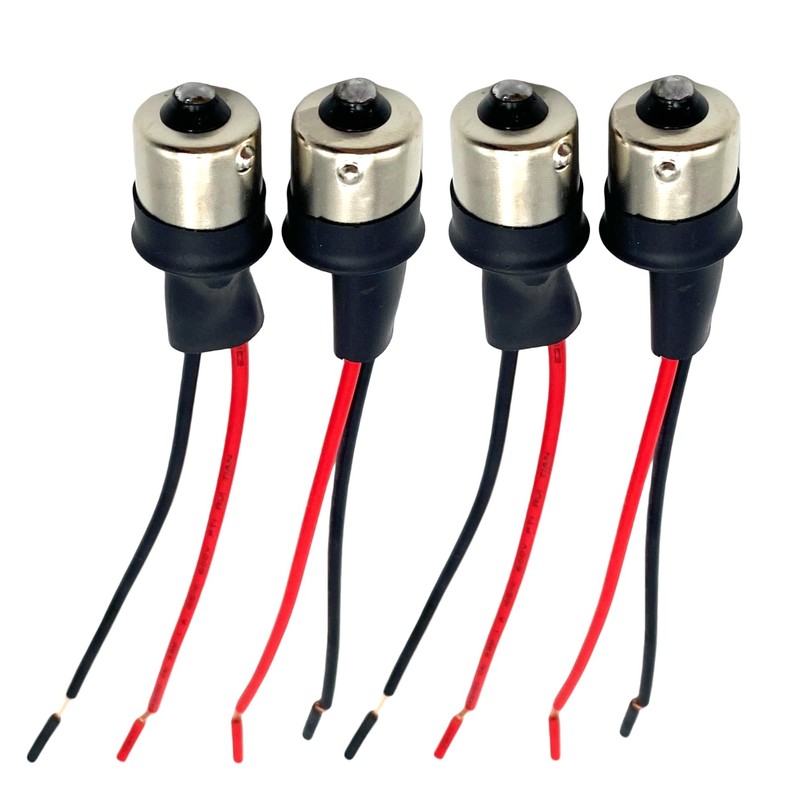 4 Pcs 1156 Light Bulb Sockets, Male Head 1156 BA15S