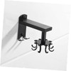 Ciieeo 1 Set Claw Rotating Wall Mounted Hook Aluminium Alloy