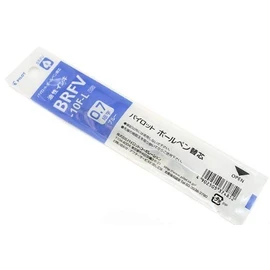[Set of 10] Pilot BRFV-10F-L Oil-Based Ballpoint Pen Refill, Fine Point (0.7 mm), Blue
