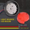 NATGIC Rear Brake Light LED Retro Red Stop Lamp License