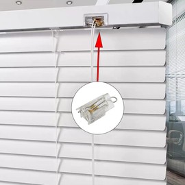 AXLIZER 2PCS Cord Lock Blind Wire Locks and Tilt Meachanism for 25mm/1inch Venetian Blind, Window Blinds Components