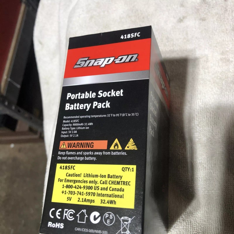 Snap On Battery Pack Portable Snap On 418SFC