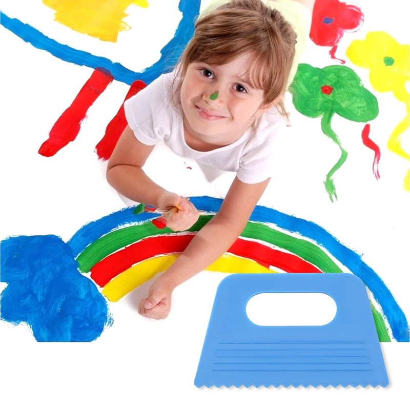 4Pcs Plastic Scraper Tools Durable Remove Decals Plastic Paint Scrapers