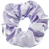 Mytoptrendz® -Plain Large Silky Satin Scrunchie Ponytail Holder Ties Traceless