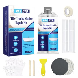 Bathtub, Tile, and Shower Repair Kit, Porcelain Repair Kit, Bathtub Repair Kit (for Fixing Chips, dents, Cracks, Holes, Scratches, etc.) - Fiberglass Repair Kit (White)