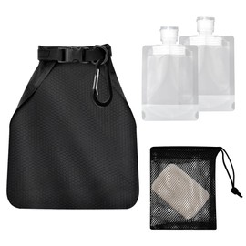 JNEYVIC Soap Bag Travel Soap Bag for Solid Soap Waterproof Soap Bag Soap Case Travel Leak-proof Travel Soap Bag with Soap Foam Bag Hook and Emulsion Bag for Camping, black