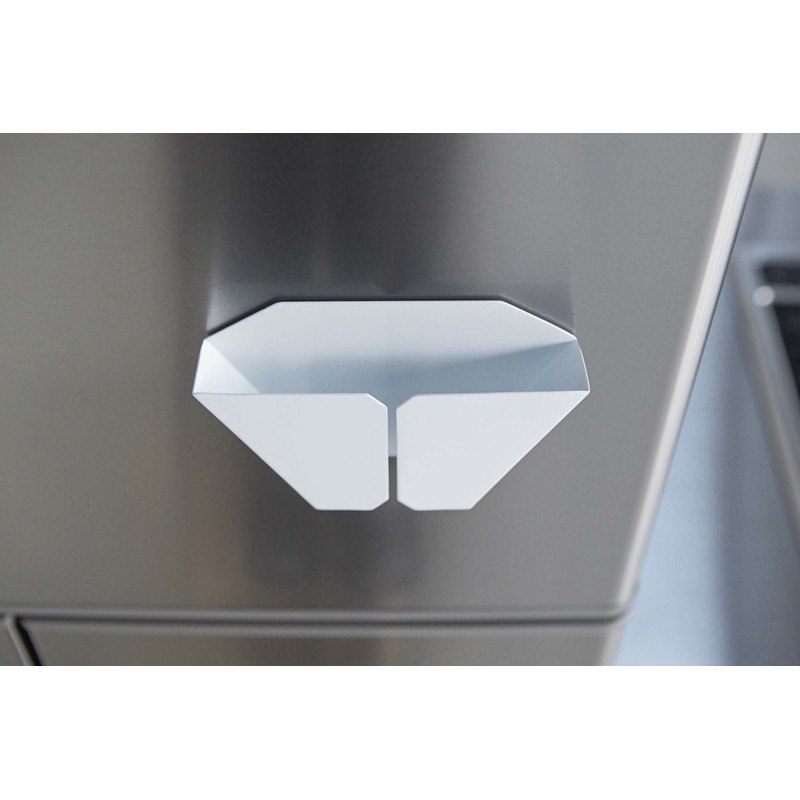 Yamazaki Industries 2977 Magnetic Coffee Paper Filter Holder, Tower, White