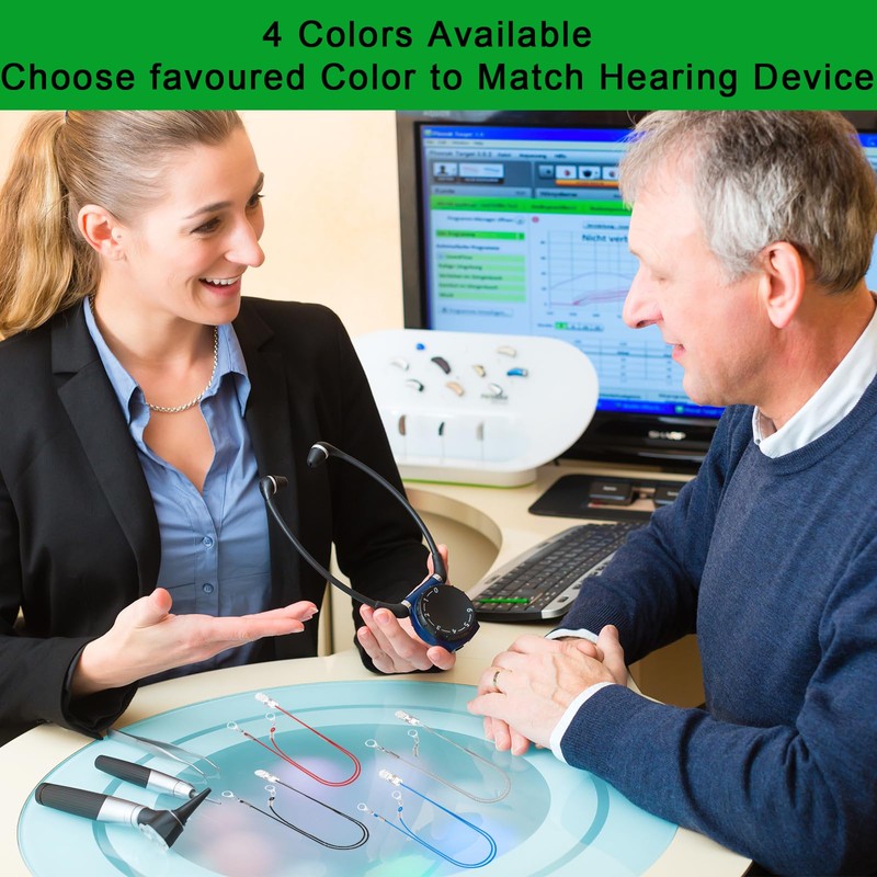 YorkSound Set of 4 Hearing Aid Clips, Adjustable Hearing Aid