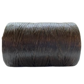 Kulay Chocolate Brown Artificial Sinew Waxed Flat Polyester Thread, 300yards