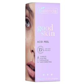 Bielenda Good Skin Acid Peel 5minütiges Peeling und korrigierendes Säurepeeling AHA + PHA Säuren, 30 g