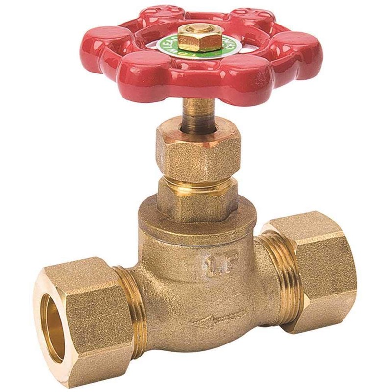 Mueller Industries 105-513NL Stop Valve Compression Copper