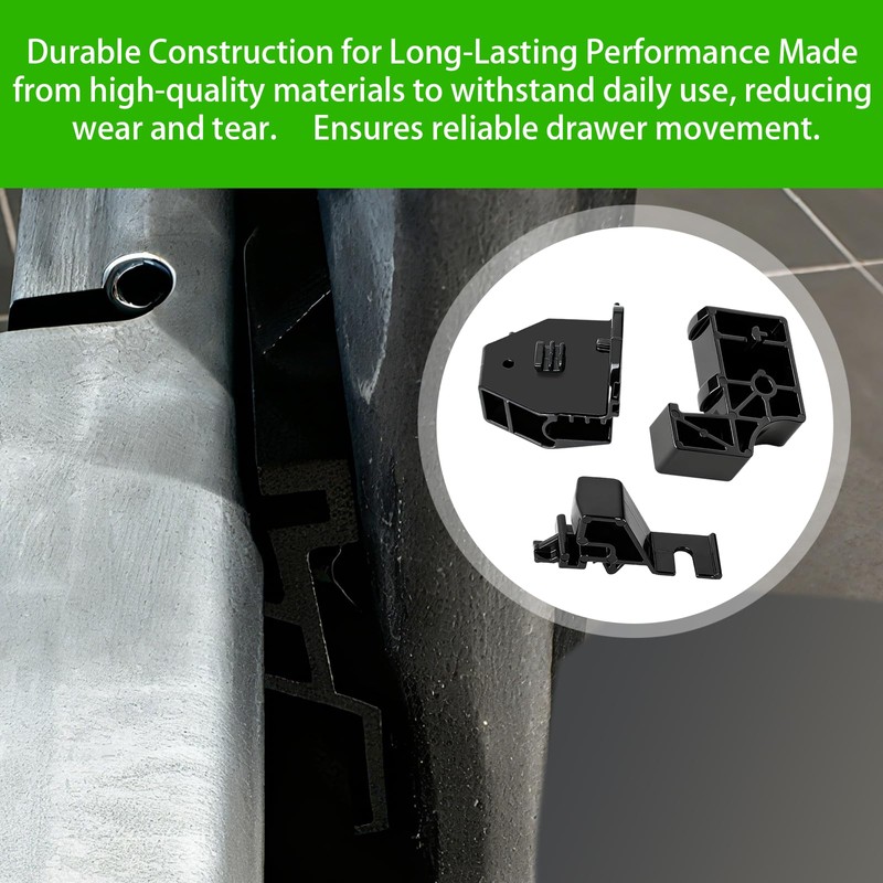 Dkaikai Range Drawer Glide Replacement Kit for Whirlpool
