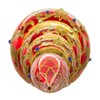 Kurt Adler Bellissimo Glass Red and Gold Finial Treetop