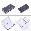 PandaHall Empty Watercolour Tins Box with 12 Pieces Half Pans