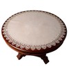 1 x Round Tablecloth, Natural Linen Round, Dresser Scarf Placemats,